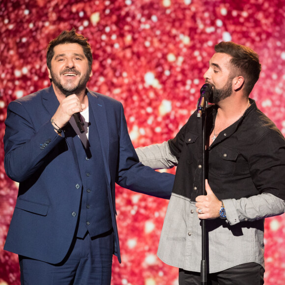 Exclusif - Patrick Fiori et sa surprise Kendji Girac - Enregistrement de l'émission "La Boîte à Secrets 8", présentée par F.Bollaert et diffusée sur France 3. © Tiziano Da Silva / Bestimage