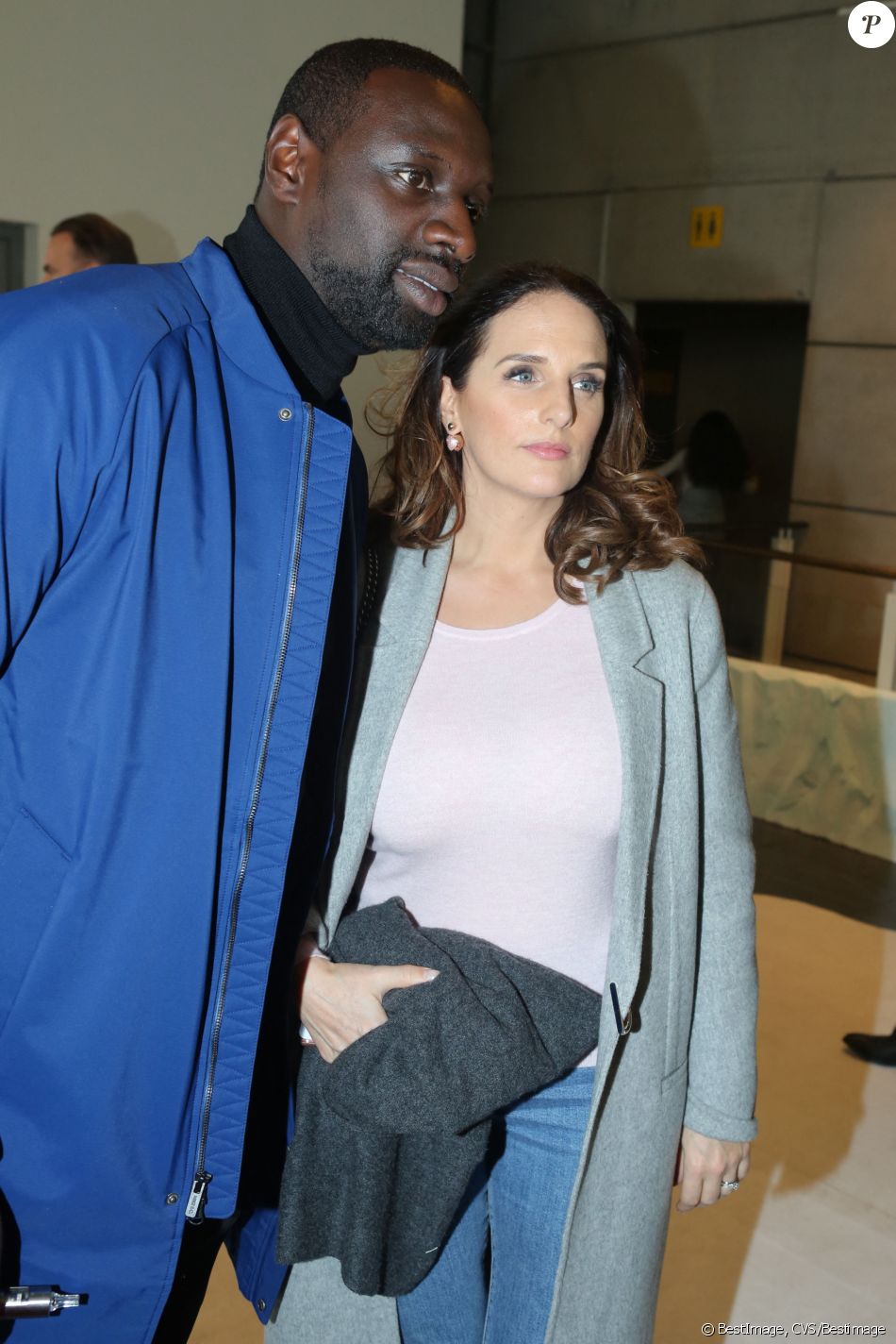 Omar Sy et sa femme Hélène - Avant-première du film "Norm" au cinéma Mk2 Bibliothèque à Paris, le 4 décembre 2016. © CVS/Bestimage