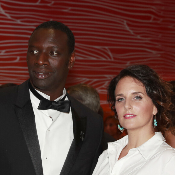 Omar Sy et sa femme Hélène - 68ème gala de la croix rouge Monégasque dans la salle des Etoiles du Sporting Monte-Carlo à Monaco, le 23 juillet 2016. © Claudia Albuquerque/Bestimage 