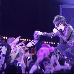 Nicola Sirkis du groupe Indochine lors des 26e Victoires de la Musique à Lille en 2011.