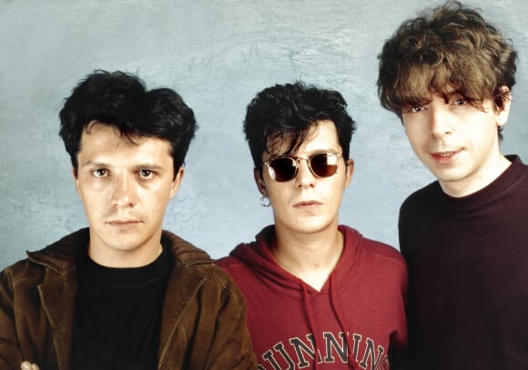Le groupe Indochine, Nicola Sirkis, Stephane Sirkis, Dominique Nicolas en 1992.