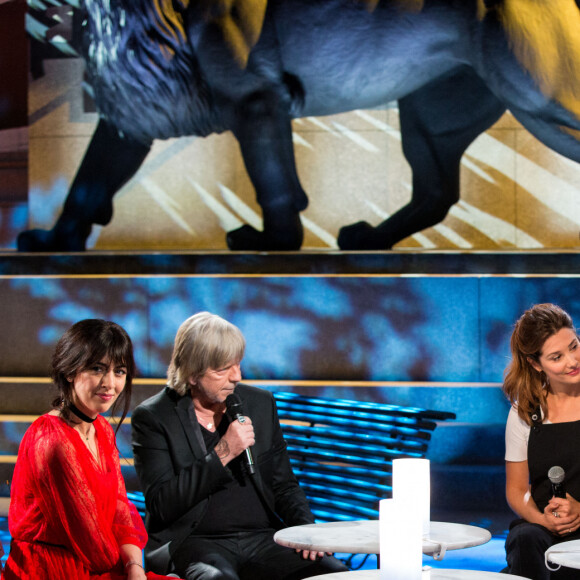 Exclusif - Nolwenn Leroy, le chanteur Renaud (Renaud Séchan), Alice Pol, Nicola Sirkis et Thomas Dutronc - Tournage de l'émission "Merci Renaud" dans les studios de la Plaine Saint-Denis le 15 novembre 2016, qui sera diffusée le samedi 17 décembre 2016 en prime time sur France 2. © Cyril Moreau / Bestimage