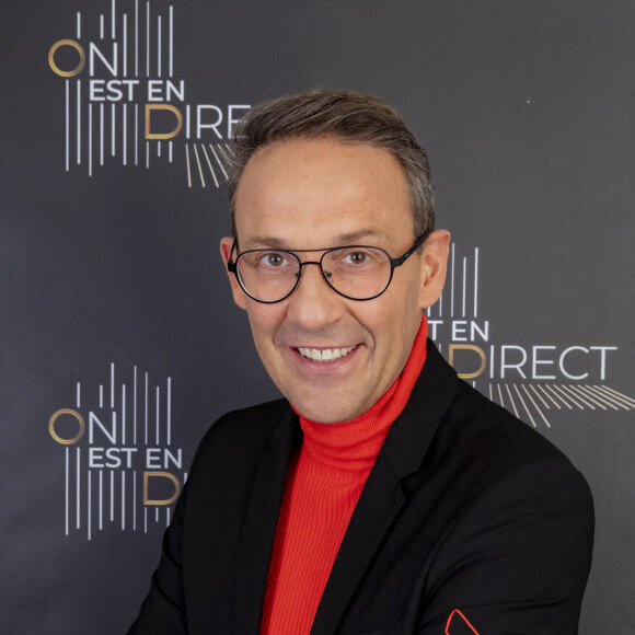 Exclusif - Julien Courbet (RTL) - Backstage de l'enregistrement de l'émission "On Est En Direct" (OEED), Spéciale 100 ans de la radio, présentée par L.Ruquier, diffusée sur France 2 le 8 mai © Jack Tribeca / Bestimage 