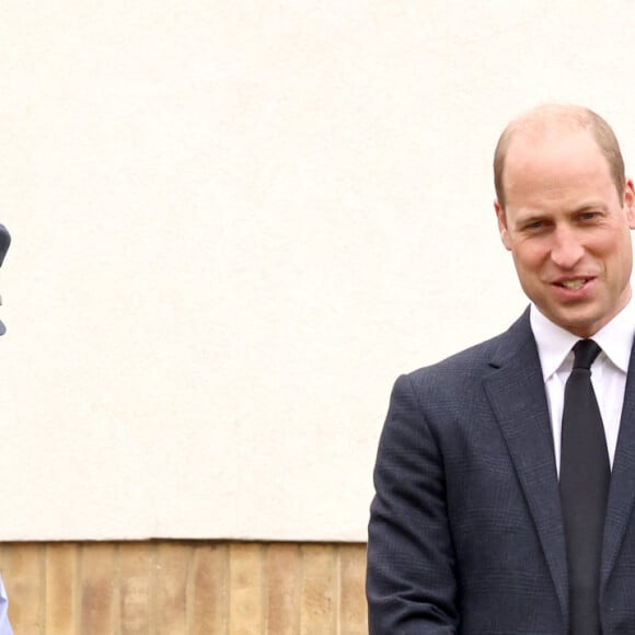 Le prince William, duc de Cambridge et Kate Middleton, duchesse de Cambridge, visitent le centre RAF Air Cadets à Londres, le 21 avril 2021, quelques jours après les obsèques du Prince Philip.