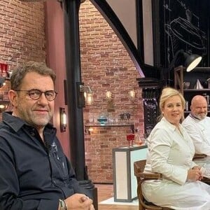 Michel Sarran sur le tournage de "Top Chef 2021", octobre 2020
