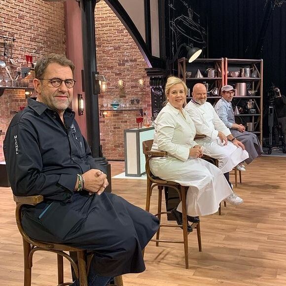 Michel Sarran sur le tournage de "Top Chef 2021", octobre 2020