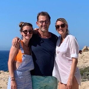 Michel Sarran avec ses filles Emma et Camille