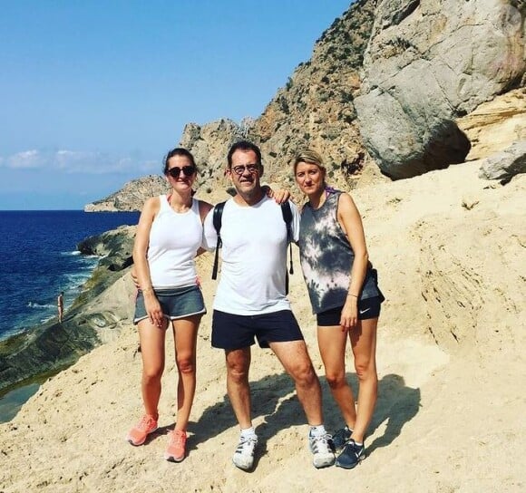Michel Sarran avec ses filles Emma et Camille