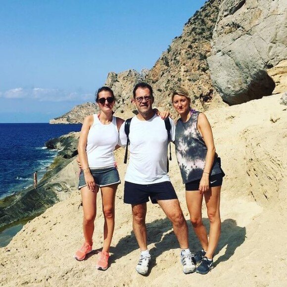 Michel Sarran avec ses filles Emma et Camille