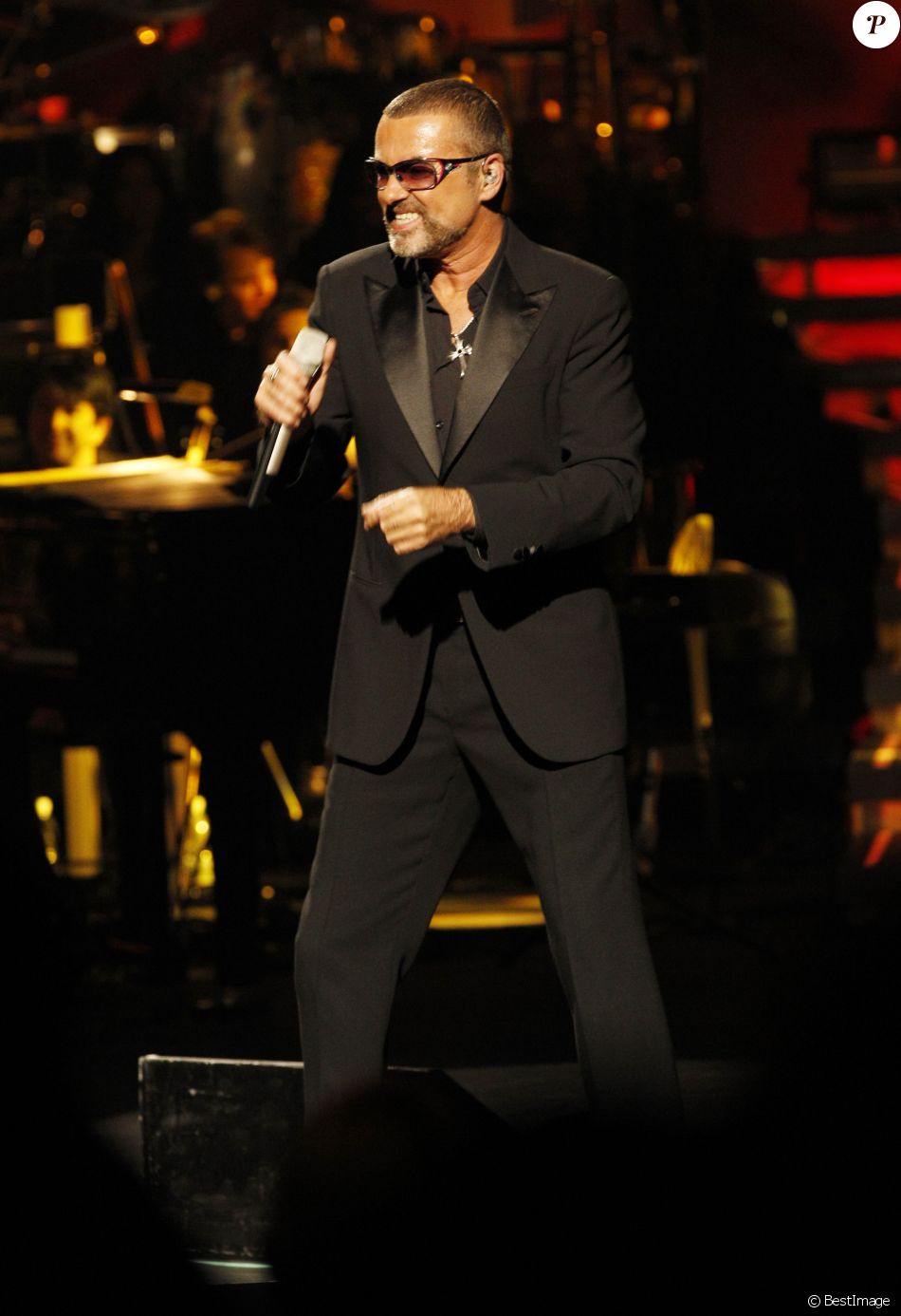 George Michael en 2012 à Paris.