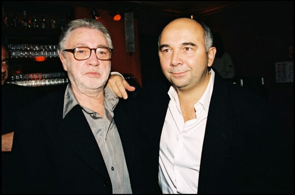 Jean-Yves Bouvier et Gérard Jugnot aux Bains Douches en 1998.