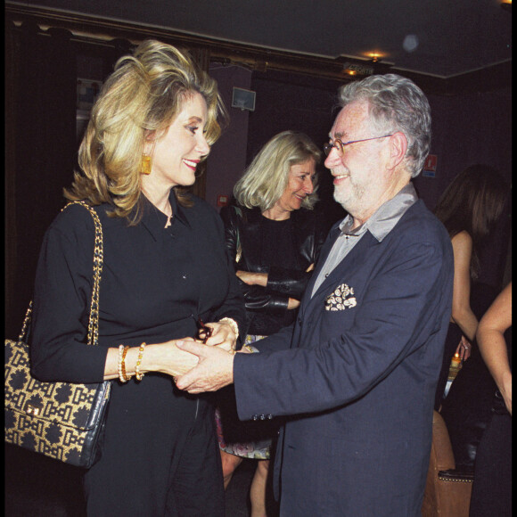 Catherine Deneuve et Jean-Yves Bouvier aux Bains Douches en 2000.