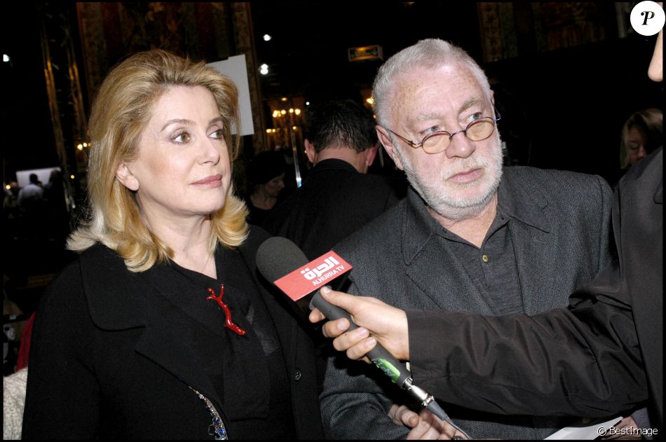 Catherine Deneuve et Jean-Yves Bouvier à la Fashion Weel de Paris en 2006.