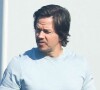Mark Wahlberg arrive sur le tournage du film Father Stu à Van Nuys