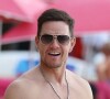 L'acteur américain Mark Wahlberg continue de profiter de ses vacances au Sandy Lane Resort à la Barbade, le 4 janvier 2020. 