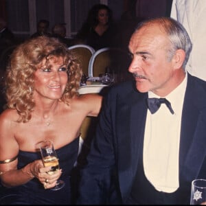 Sean Connery et sa femme Micheline Roquebrune en 1981.