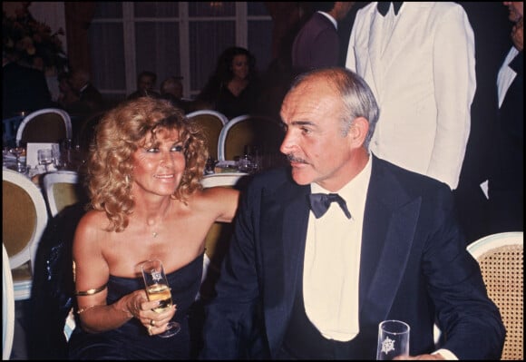 Sean Connery et sa femme Micheline Roquebrune en 1981.