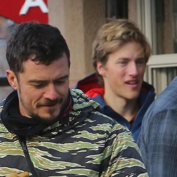 Exclusif - Orlando Bloom à la station de Aspen, le 2 janvier 2019.