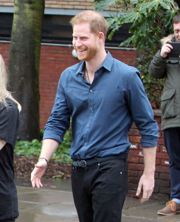 Le prince Harry, duc de Sussex, visite les studios d'Abbey Road, à Londres, Royaume Uni.