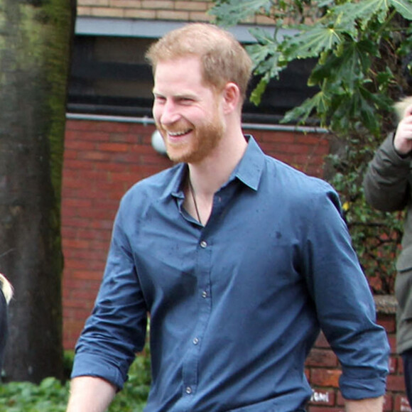 Le prince Harry, duc de Sussex, visite les studios d'Abbey Road, à Londres, Royaume Uni.