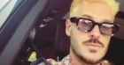 M.Pokora dévoile sa nouvelle coiffure sur Instagram le 14 mai 2021.