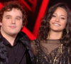 Marghe et Jim Bauer, les deux finalistes de "The Voice" (TF1) le samedi 15 mai 2021.