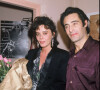 Gérard Lanvin et sa femme Jennifer en 1989.