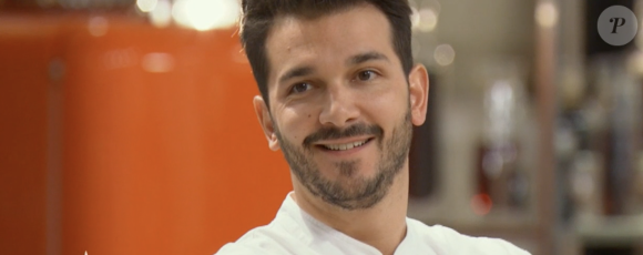 Pierre dans "Top Chef 2021" sur M6, lors des qualifications pour la demi-finale.