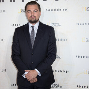 Leonardo DiCaprio - Avant première du documentaire "Before the flood" au théâtre du Chatelet à Paris le 17 octobre 2016. © Cyril Moreau/Bestimage