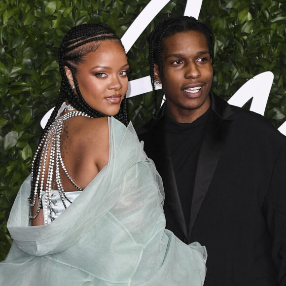 ASAP Rocky, Rihanna - Les célébrités assistent à la cérémonie des "Fashion Awards" au Royal Albert Hall à Londres.