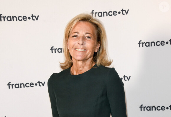 Claire Chazal - Conférence de presse de France 2 au théâtre Marigny à Paris, le 18 juin 2019 © Coadic Guirec / Bestimage