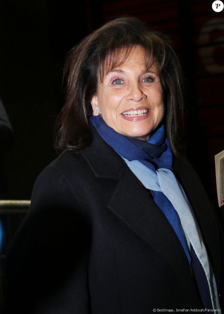 Exclusif - Anne Sinclair - Arrivées à l'avant-première du film "J'accuse" au cinéma UGC Normandie à Paris le 12 novembre 2019. © Jonathan Rebboah/Panoramic/Bestimage