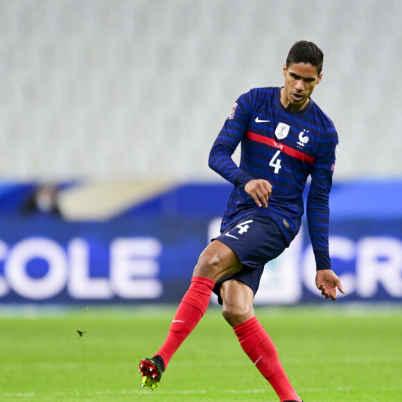 Raphael Varane Eliminatoires coupe du monde 2022 : La France et l'Ukraine font un match nul 1-1 au stade de France à Paris le 24 mars 2021. © JB Autissier / Panoramic / Bestimage 