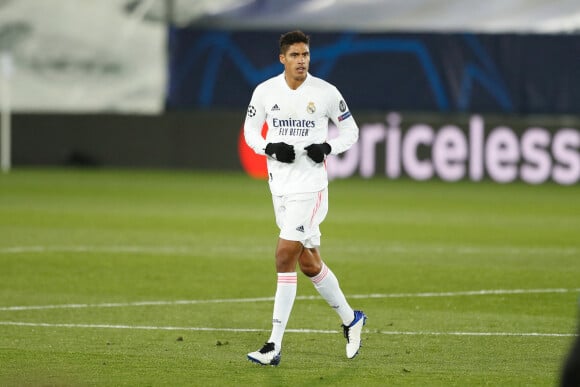 Raphael Varane lors de la victoire 2-0 du Real Madrid contre le Borussia  le 9 decembre 2020