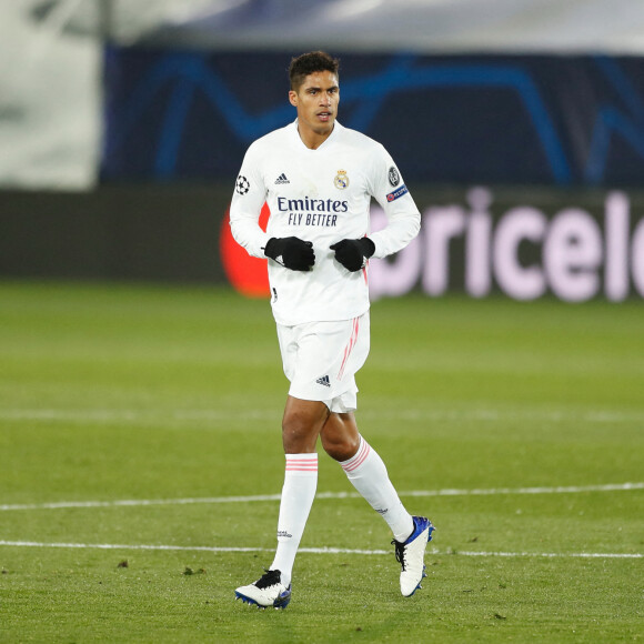 Raphael Varane lors de la victoire 2-0 du Real Madrid contre le Borussia  le 9 decembre 2020