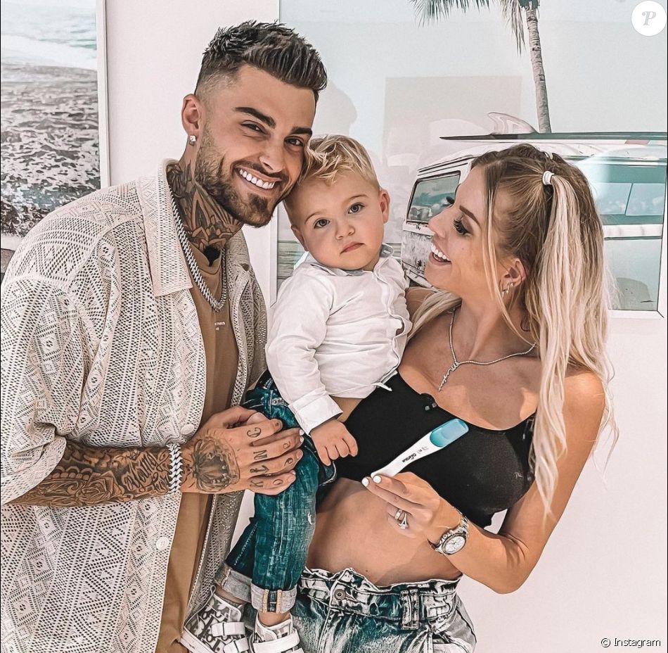 Jessica Thivenin, Thibault Garcia et leur fils Maylone sur Instagram.