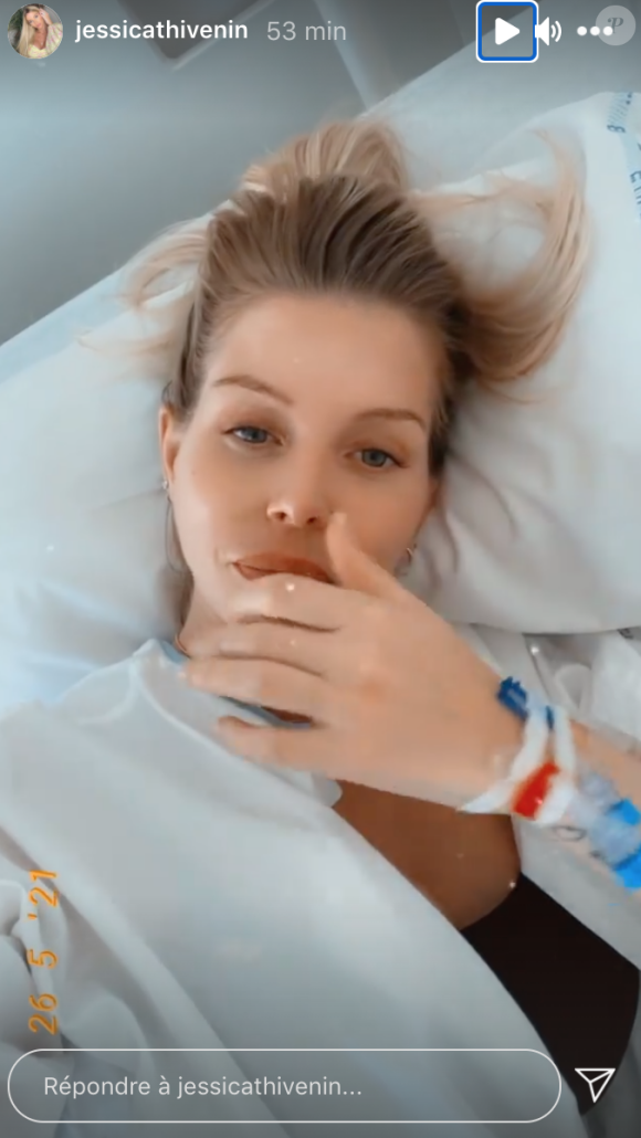 Jessica Thivenin encore hospitalisée après avoir perdu du sang, le mercredi 26 mai 2021.