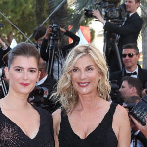 Michèle Laroque et sa fille Oriane Deschamps (habillées en Stella McCartney) - Montée des marches du film "Okja" lors du 70ème Festival International du Film de Cannes. Le 19 mai 2017. © Borde-Jacovides-Moreau / Bestimage 