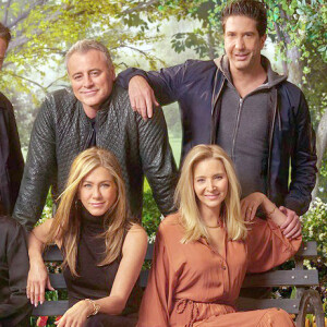Matthew Perry, Matt LeBlanc, David Schwimmer, Courteney Cox, Jennifer Aniston et Lisa Kudrow.