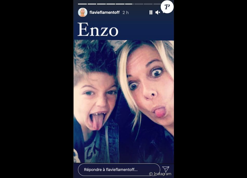 Flavie Flament souhaite un joyeux anniversaire (17 ans) à son fils Enzo, le 8 février 2021.