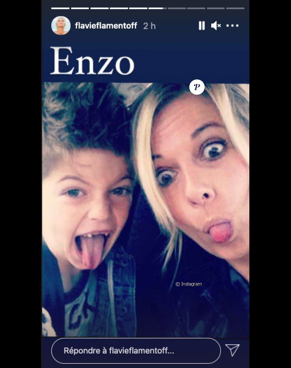 Flavie Flament souhaite un joyeux anniversaire (17 ans) à son fils Enzo, le 8 février 2021.