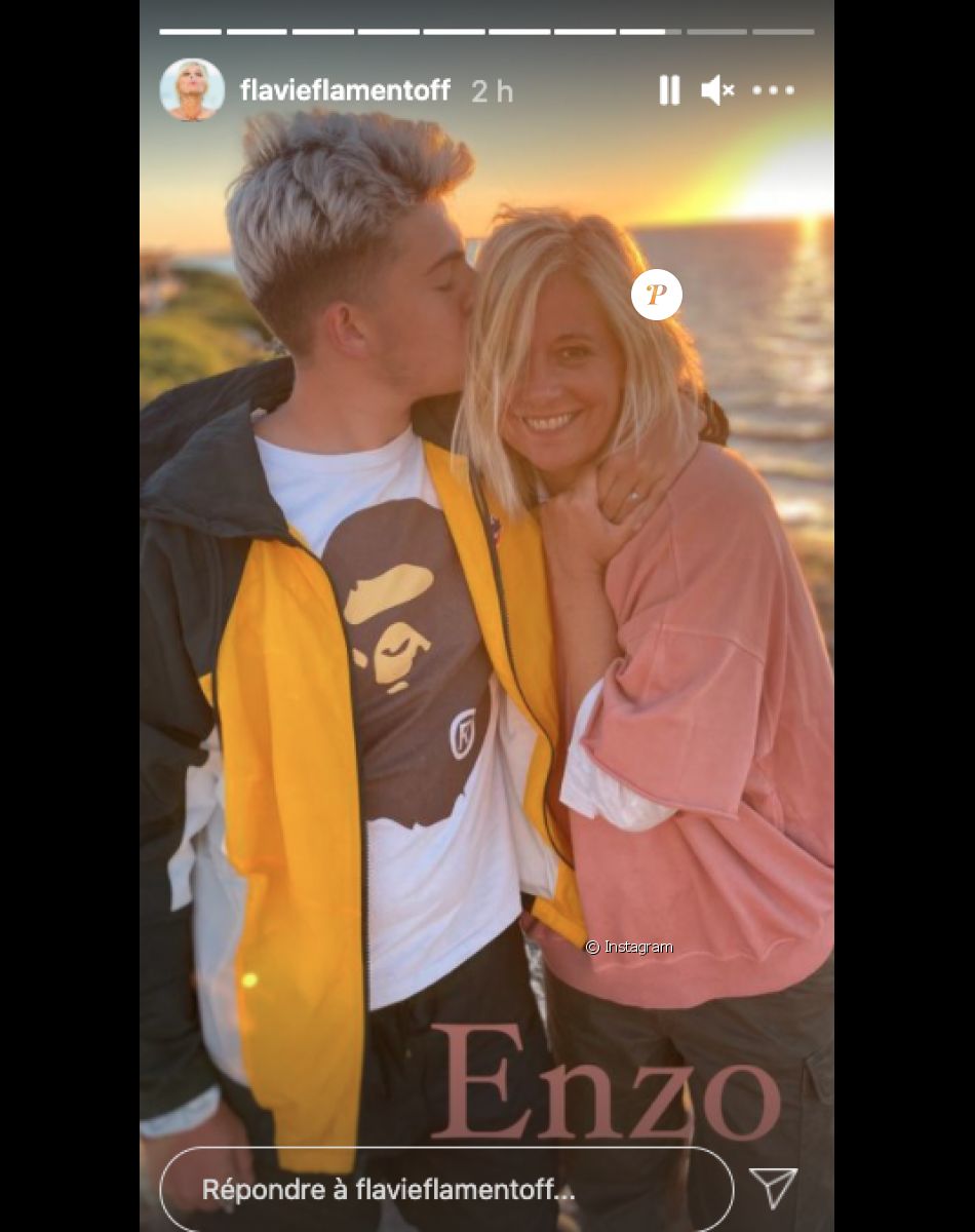 Flavie Flament souhaite un joyeux anniversaire (17 ans) à son fils Enzo, le 8 février 2021.