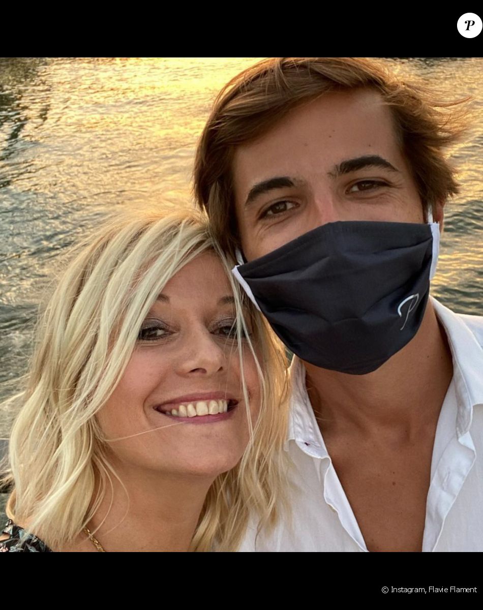 Flavie Flament et son fils Antoine. Septembre 2020.