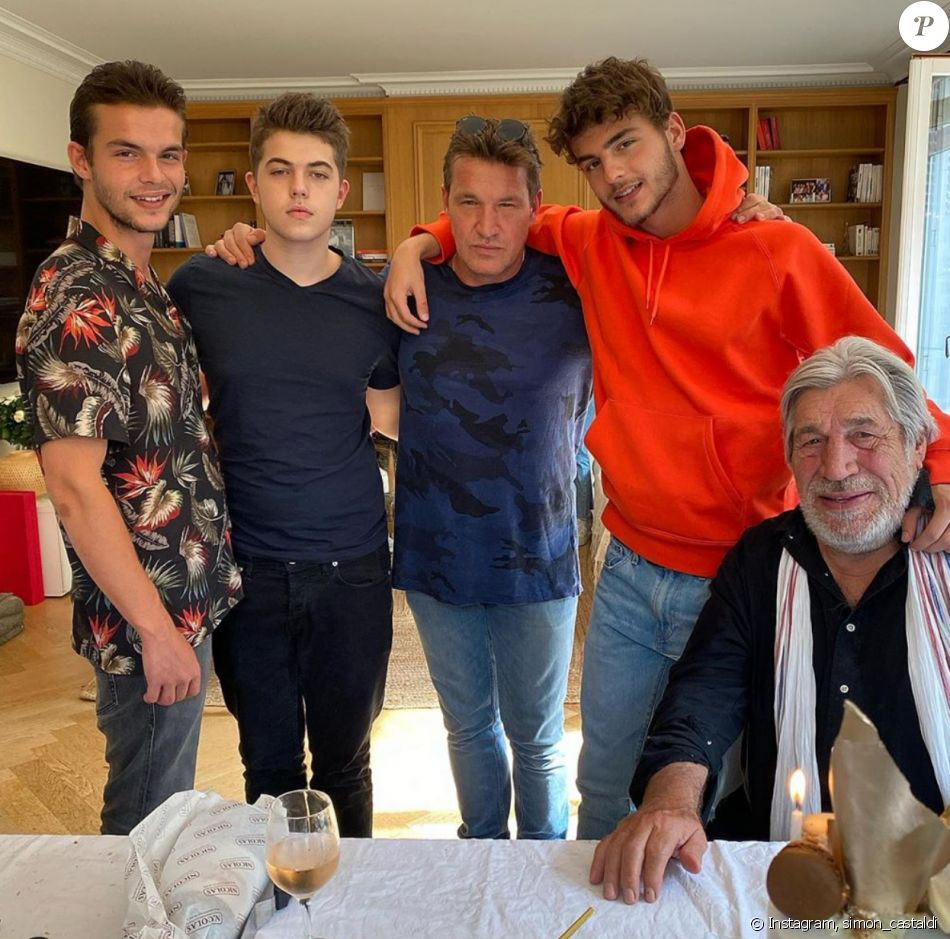 Benjamin Castaldi Ses Fils Julien Enzo Et Simon Et Jean Pierre Castaldi Le Octobre