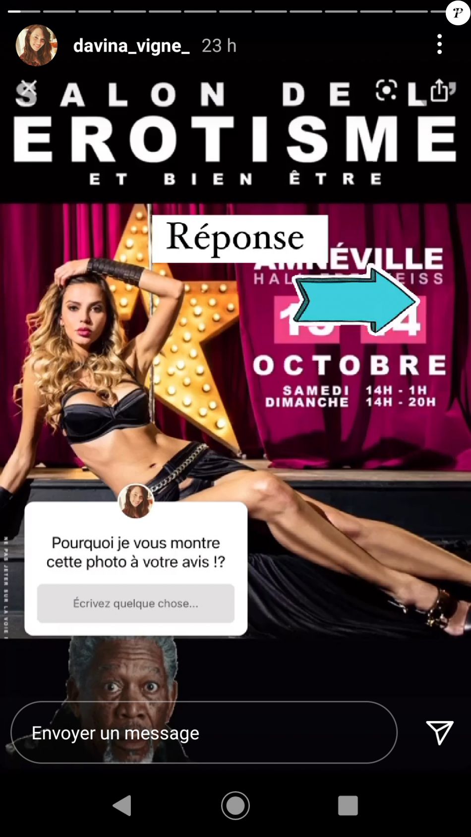 La fameuse photo du salon de l'érotisme