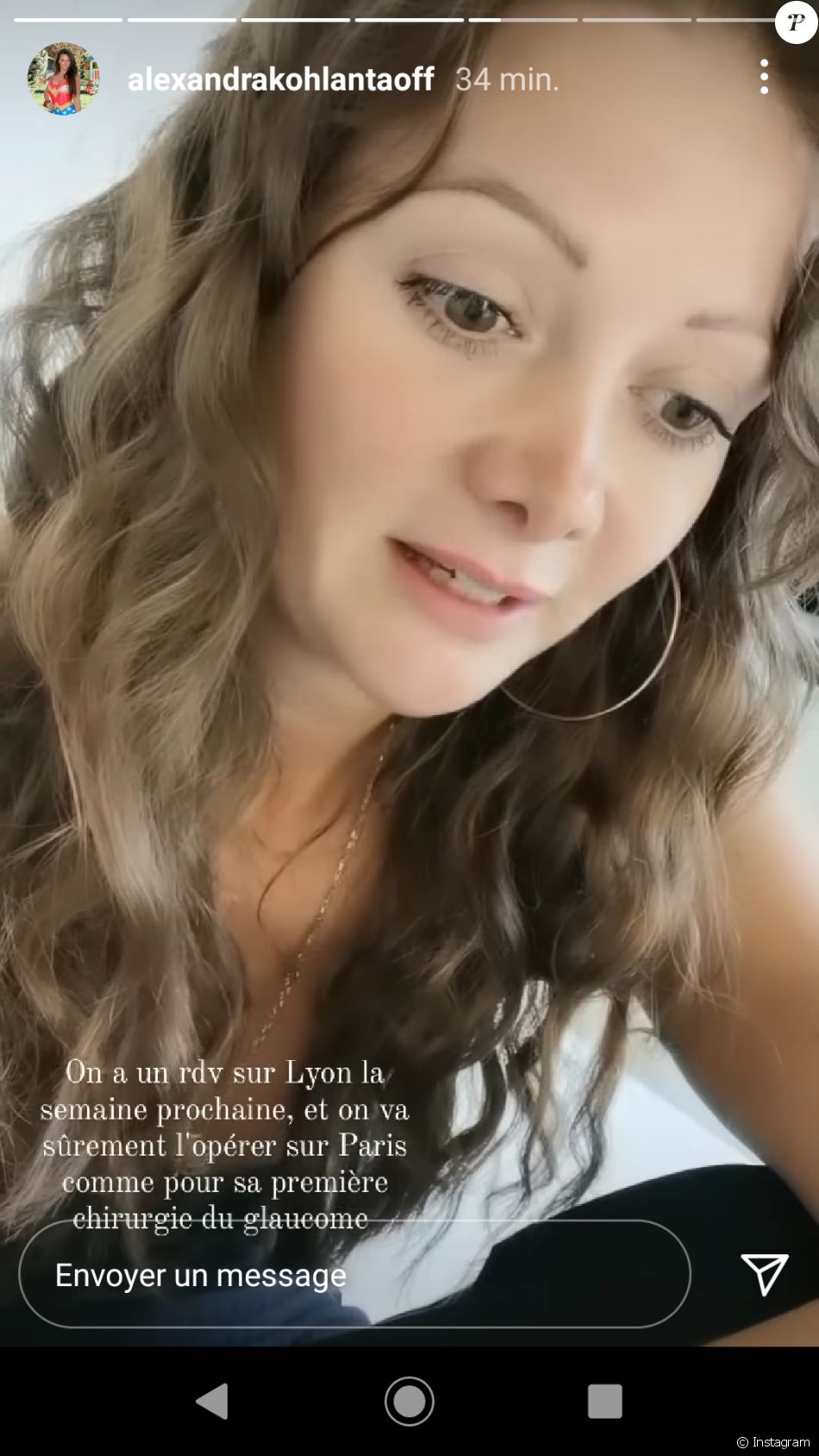 Alexandra de "Koh-Lanta 2020" dévoile que sa fille Lana va devoir se faire opérer - le 1er juin 2021, sur Instagram