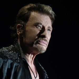 Exclusif - Johnny Hallyday en concert au POPB de Bercy a Paris - Jour 3 de la tournee "Born Rocker Tour". Le 16 juin 2013  