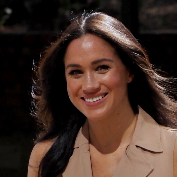 Meghan Markle, duchesse de Sussex, se rend à l'Université de Johannesburg, le 1er octobre 2019.