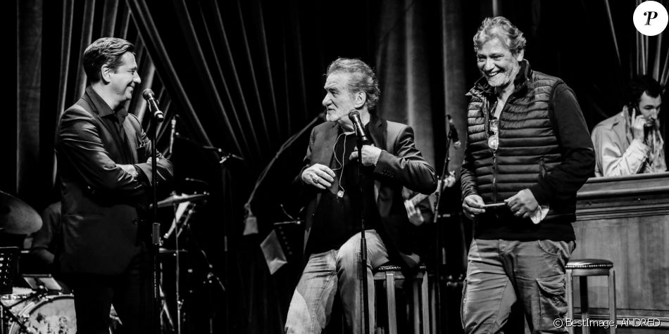 A Credit Et En Stereo Eddy Mitchell Laurent Gerra Laurent Gerra et Eddy Mitchell copains complices pour partager la scène