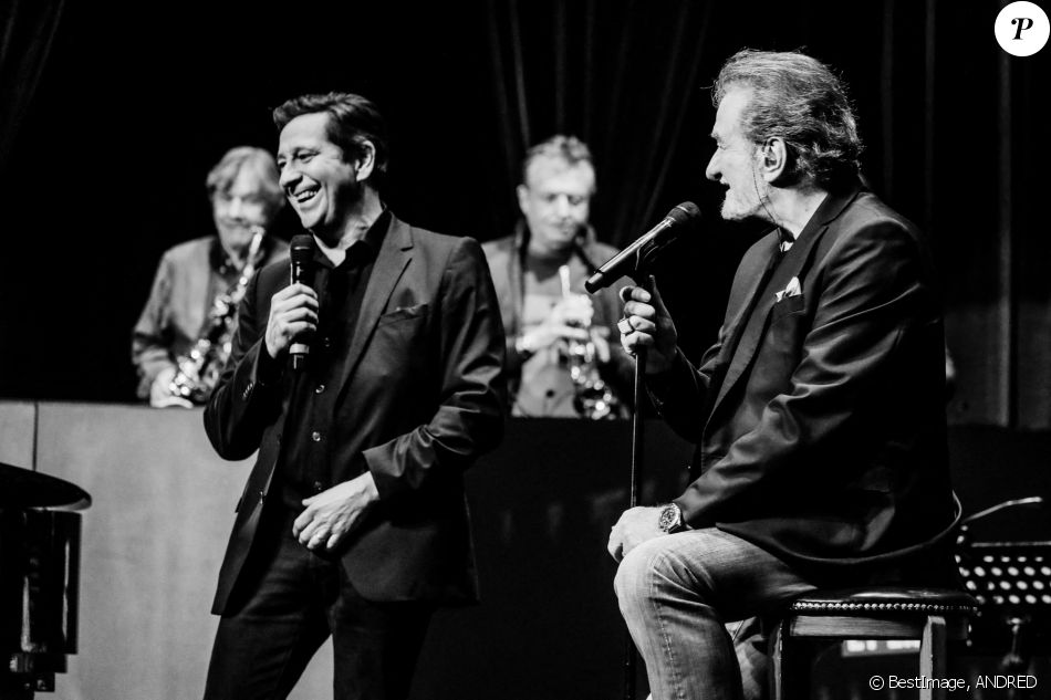 A Credit Et En Stereo Eddy Mitchell Laurent Gerra Laurent Gerra et Eddy Mitchell copains complices pour partager la scène